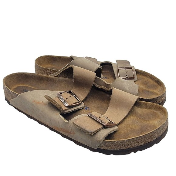Birkenstock Mens 12 Brown Sandals Casual Outdoors Beach Summer Outdoor
